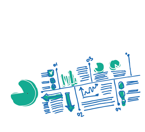 Sketch graphic that says, What are we evaluating?